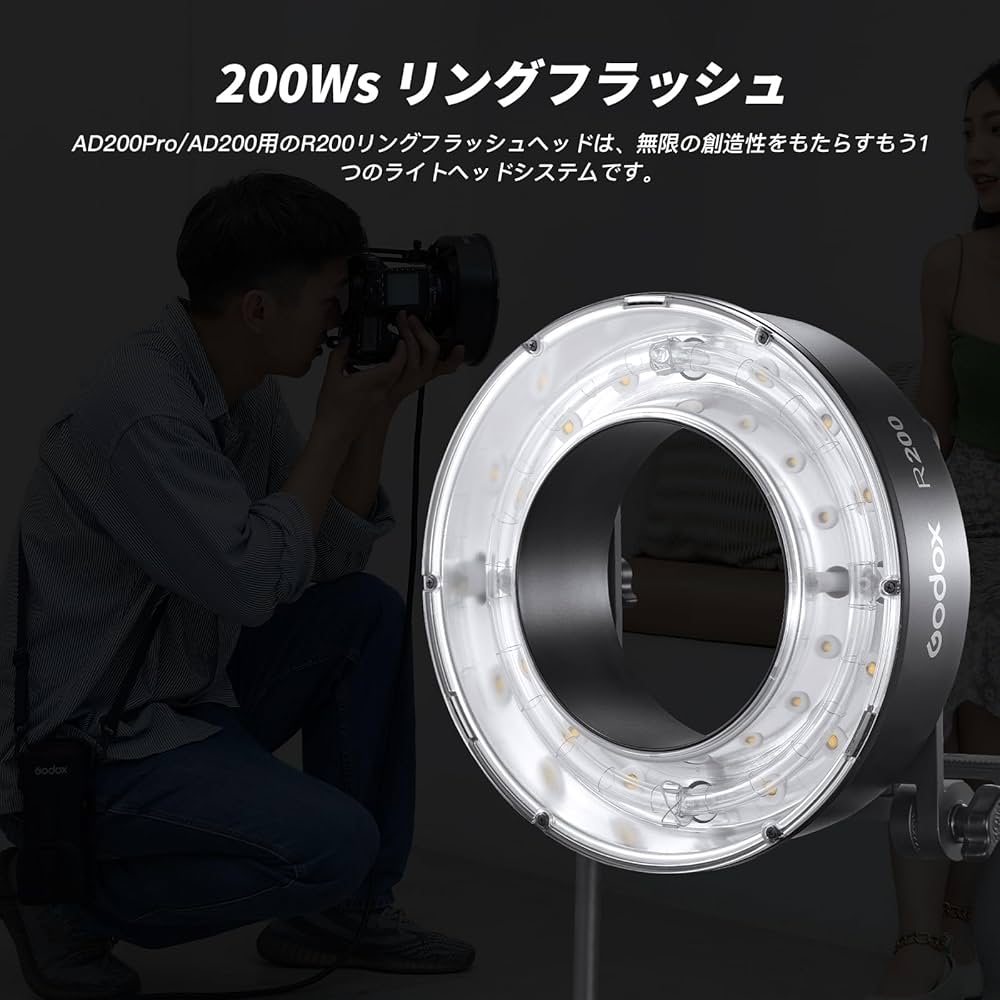 GODOX R200 リングフラッシュ Godox R200 Ring Flash For AD200Pro & AD200 ( 2022-08-22 更新
